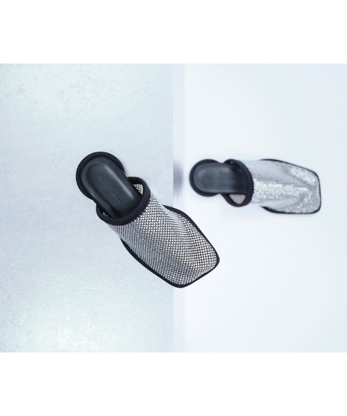 THINGS THAT MATTER(シングス ザット マター)の「SPARKLING MESH FLAT SANDALS / スパークリングメッシュフラットサンダル(サンダル・レディース・ブラック/ベージュ/レッド・37/38)」の14枚目の写真