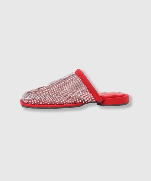 THINGS THAT MATTER(シングス ザット マター)の「SPARKLING MESH FLAT SANDALS / スパークリングメッシュフラットサンダル(サンダル・レディース・ブラック/ベージュ/レッド・37/38)」の11枚目の写真