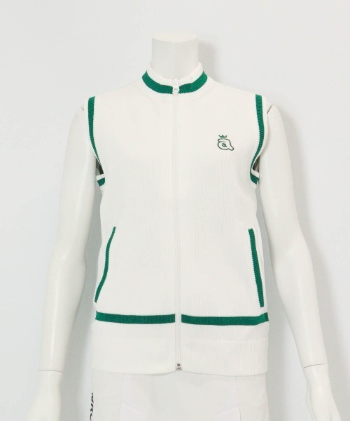 archivio（アルチビオ）の「<LADIES>ジップアップジャガードニットベスト（ベスト・レディース・ピンク/ホワイト/ネイビー・S/M）」の17枚目の写真