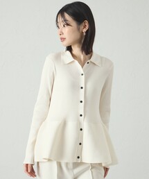 CAST: | 【イージーケア】ペプラムニット(ニット/セーター)