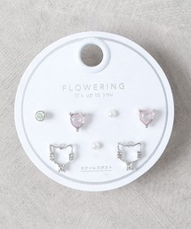 ガーリー/セットピアス