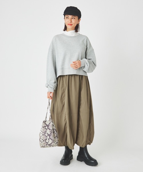 ever closet(エバークローゼット)の「スウェット プルオーバー(スウェット・レディース・ブラック/グレー・F)」の3枚目の写真