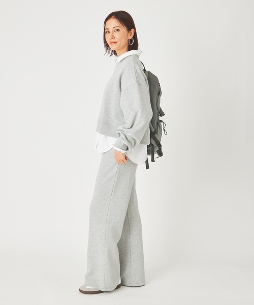 ever closet(エバークローゼット)の「スウェット プルオーバー(スウェット・レディース・ブラック/グレー・F)」の4枚目の写真