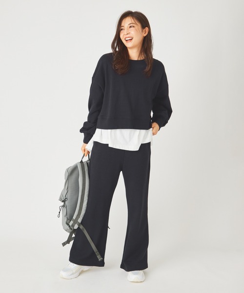 ever closet(エバークローゼット)の「スウェット プルオーバー(スウェット・レディース・ブラック/グレー・F)」の8枚目の写真