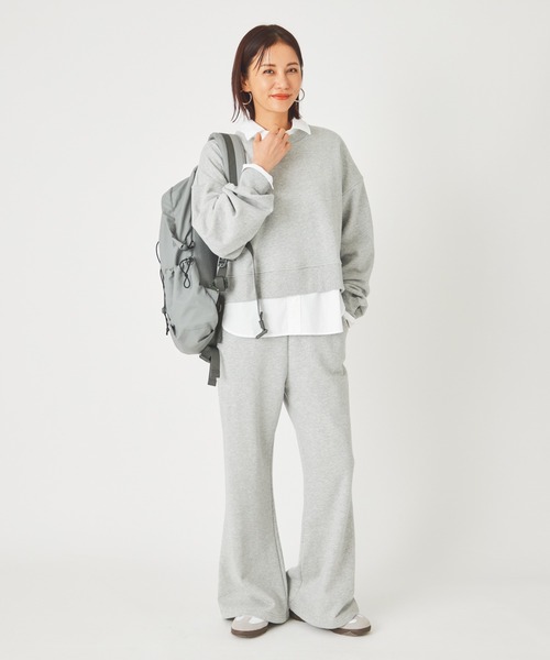 ever closet(エバークローゼット)の「スウェット プルオーバー(スウェット・レディース・ブラック/グレー・F)」の5枚目の写真