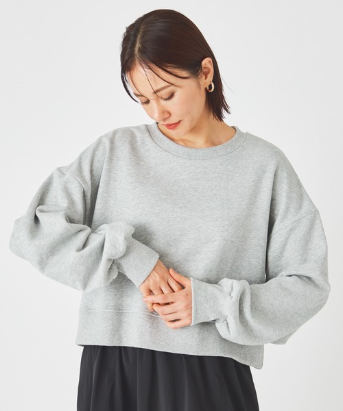 ever closet(エバークローゼット)の「スウェット プルオーバー(スウェット・レディース・ブラック/グレー・F)」の14枚目の写真