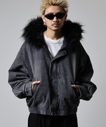 JUNGLESTOTM デニム フードボンバーJ.K.