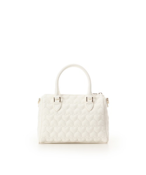 SAMANTHAVEGA（サマンサベガ）の「エターナルハートキルトボストンバッグ（ボストンバッグ・レディース・ピンク/ブラック/ホワイト・FREE）」の8枚目の写真