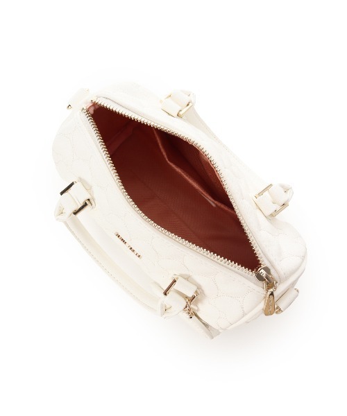 SAMANTHAVEGA（サマンサベガ）の「エターナルハートキルトボストンバッグ（ボストンバッグ・レディース・ピンク/ブラック/ホワイト・FREE）」の9枚目の写真