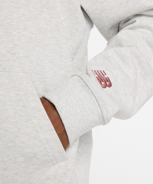 NEW BALANCE（ニューバランス）の「Athletics レガシーフーディ（パーカー・メンズ・ライトベージュ/ライトグレー/コバルトブルー・SMALL/MEDIUM/LARGE/X-LARGE/XX-LARGE）」の5枚目の写真