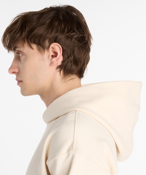 NEW BALANCE（ニューバランス）の「Athletics レガシーフーディ（パーカー・メンズ・ライトベージュ/ライトグレー/コバルトブルー・SMALL/MEDIUM/LARGE/X-LARGE/XX-LARGE）」の7枚目の写真