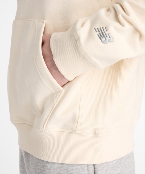 NEW BALANCE（ニューバランス）の「Athletics レガシーフーディ（パーカー・メンズ・ライトベージュ/ライトグレー/コバルトブルー・SMALL/MEDIUM/LARGE/X-LARGE/XX-LARGE）」の16枚目の写真