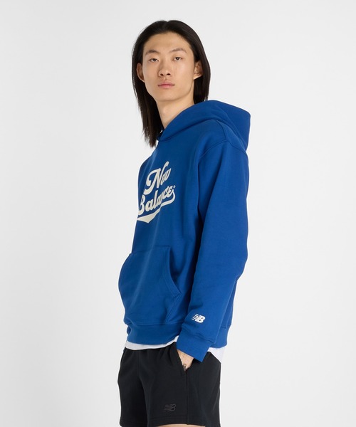 NEW BALANCE（ニューバランス）の「Athletics レガシーフーディ（パーカー・メンズ・ライトベージュ/ライトグレー/コバルトブルー・SMALL/MEDIUM/LARGE/X-LARGE/XX-LARGE）」の21枚目の写真