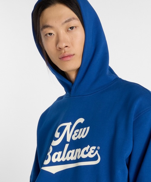 NEW BALANCE（ニューバランス）の「Athletics レガシーフーディ（パーカー・メンズ・ライトベージュ/ライトグレー/コバルトブルー・SMALL/MEDIUM/LARGE/X-LARGE/XX-LARGE）」の13枚目の写真