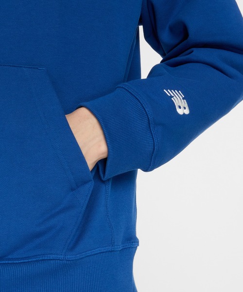 NEW BALANCE（ニューバランス）の「Athletics レガシーフーディ（パーカー・メンズ・ライトベージュ/ライトグレー/コバルトブルー・SMALL/MEDIUM/LARGE/X-LARGE/XX-LARGE）」の18枚目の写真