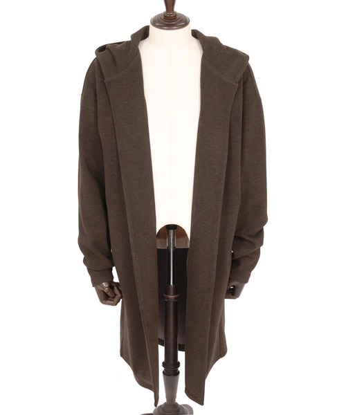 ANGENEHM（アンゲネーム）の「mj10982-Hooded Coatigan -Wool Blend Heavy Weight Fabric- フードコーディガン(AG05-019acf)（その他アウター・メンズ・チャコールグレー/ブラック/ブラウン・L/M/S）」の22枚目の写真