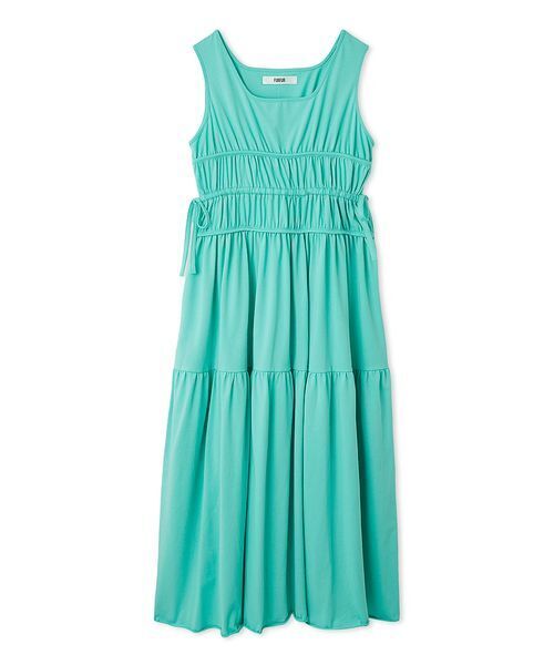 FURFUR（ファーファー）の「ノースリーブティアードカットワンピース（ワンピース・レディース・ピンク/チャコールグレー/ターコイズブルー・F）」の9枚目の写真