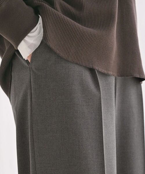 green label relaxing（グリーンレーベルリラクシング）の「【WEB限定】＜at ease＞オルマイ ワイド パンツ マシンウォッシャブル ストレッチ 帯電防止（その他パンツ・レディース・ブラック/ダークグレー/モカ/ネイビー・SHORT/34/36/38/40/42/TALL）」の18枚目の写真