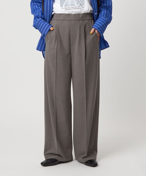 WEB限定】＜at ease＞オルマイ ワイド パンツ マシンウォッシャブル