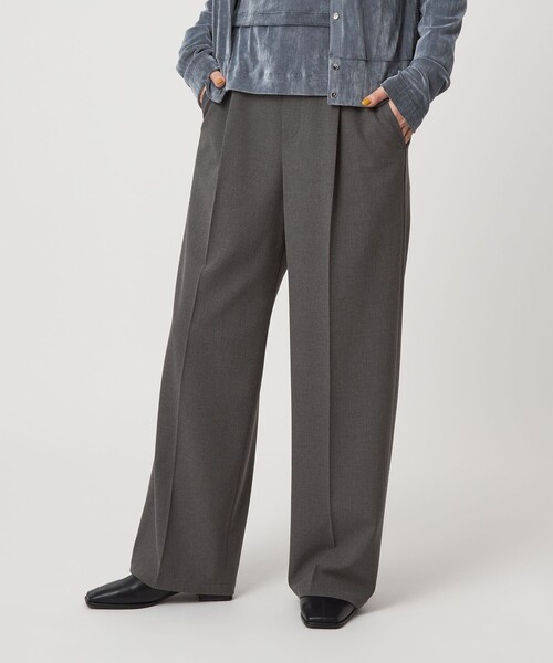 WEB限定】＜at ease＞オルマイ ワイド パンツ マシンウォッシャブル