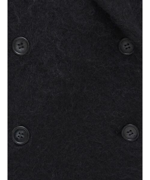 Htage(テージ)の「【Htage】モヘア混ロングシャギービッグジャケットコート(その他アウター・レディース・ヘザーグレー/ブラック・FREE)」の9枚目の写真