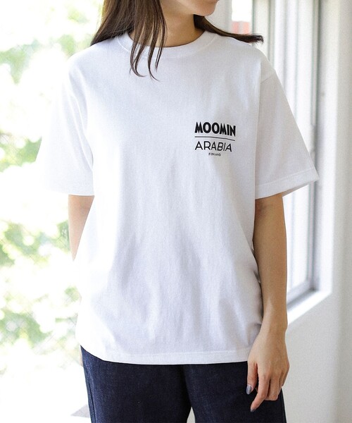 BEAMS JAPAN(ビームス ジャパン)の「【COLLABORATION】MOOMIN ARABIA / ムーミン プレート Tシャツ(Tシャツ/カットソー・レディース・その他・S/L/XL)」の5枚目の写真