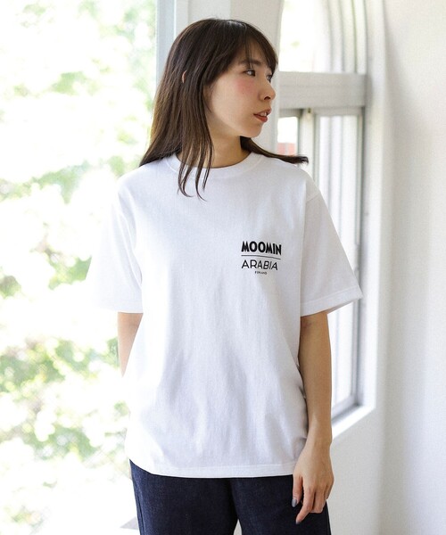 BEAMS JAPAN(ビームス ジャパン)の「【COLLABORATION】MOOMIN ARABIA / ムーミン プレート Tシャツ(Tシャツ/カットソー・レディース・その他・S/L/XL)」の6枚目の写真