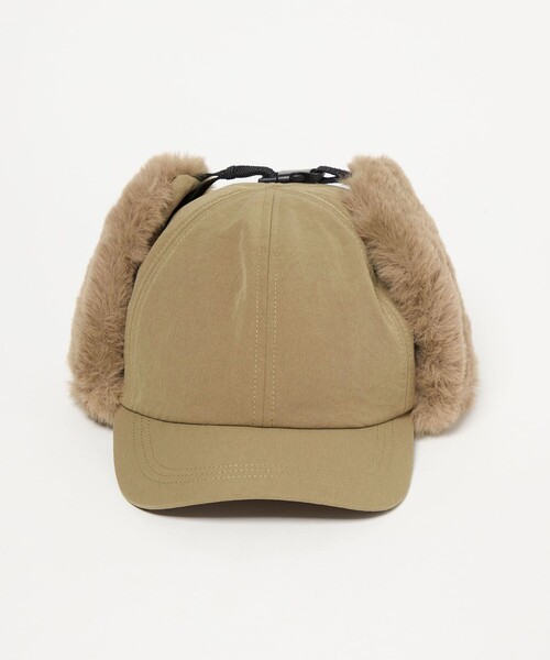 CITEN(シテン)の「<CITEN>フライトキャップ(キャップ・レディース・オリーブ/ベージュ・FREE)」の5枚目の写真