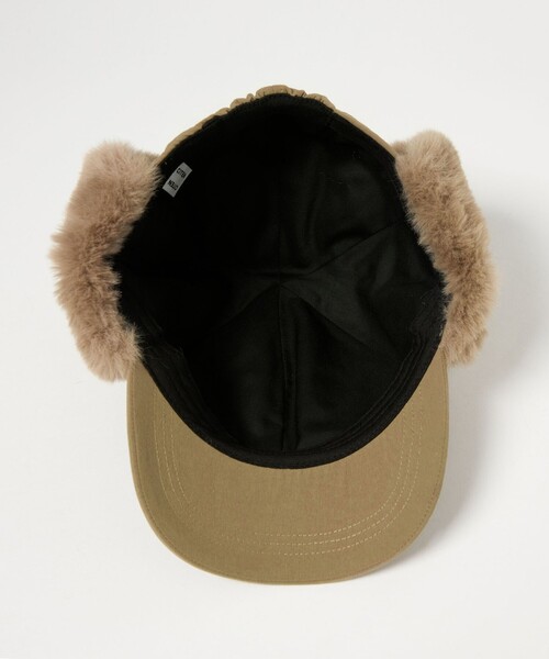 CITEN(シテン)の「<CITEN>フライトキャップ(キャップ・レディース・オリーブ/ベージュ・FREE)」の9枚目の写真