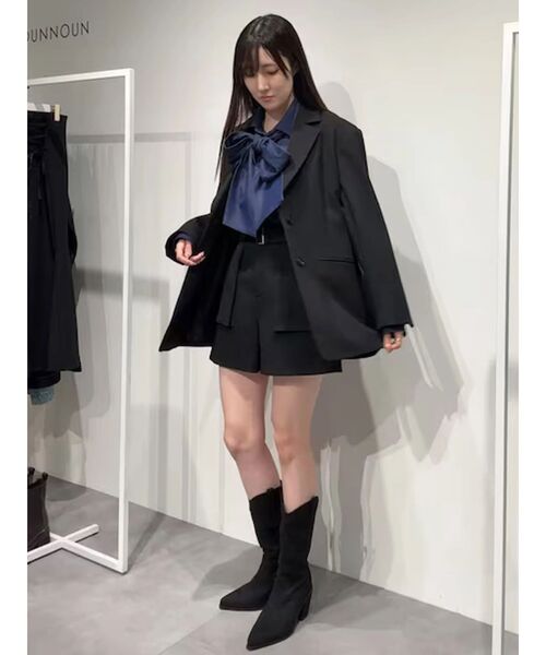 MERCURYDUO(マーキュリーデュオ)の「ツイルオーバージャケット(テーラードジャケット・レディース・ブラック・SMALL/MEDIUM)」の7枚目の写真