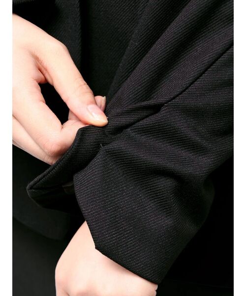 MERCURYDUO(マーキュリーデュオ)の「ツイルオーバージャケット(テーラードジャケット・レディース・ブラック・SMALL/MEDIUM)」の18枚目の写真