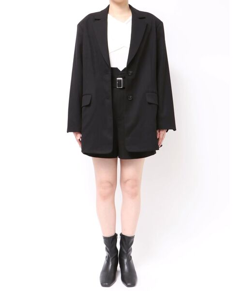 MERCURYDUO(マーキュリーデュオ)の「ツイルオーバージャケット(テーラードジャケット・レディース・ブラック・SMALL/MEDIUM)」の19枚目の写真