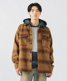 BEAMS HEART | シャギー チェック CPO シャツ(シャツ/ブラウス)