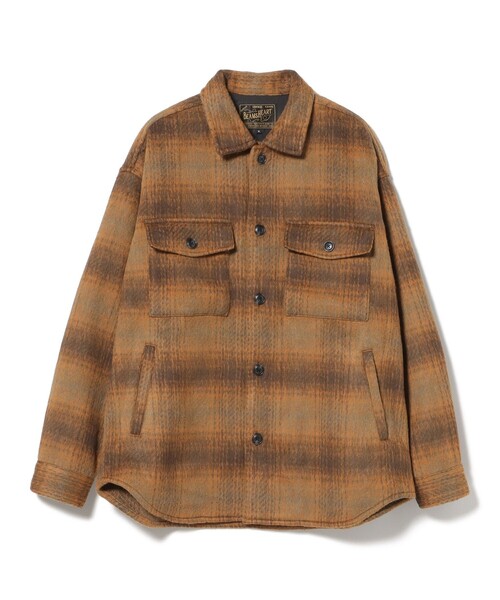BEAMS HEART（ビームスハート）の「シャギー チェック CPO シャツ（シャツ/ブラウス・メンズ・ブラウン/グリーン・MEDIUM/SMALL/LARGE）」の15枚目の写真