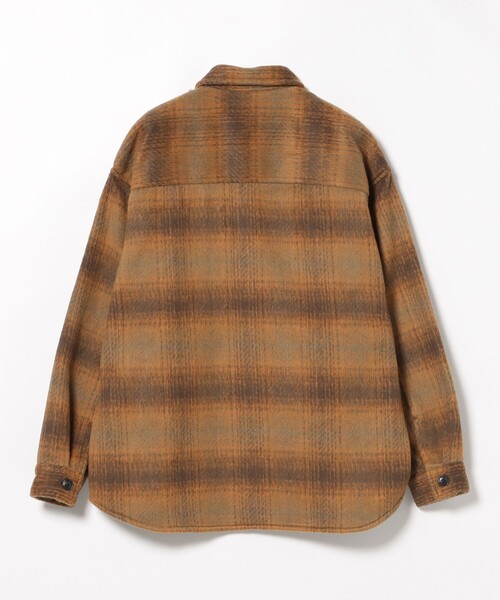 BEAMS HEART（ビームスハート）の「シャギー チェック CPO シャツ（シャツ/ブラウス・メンズ・ブラウン/グリーン・MEDIUM/SMALL/LARGE）」の16枚目の写真
