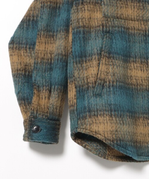 BEAMS HEART（ビームスハート）の「シャギー チェック CPO シャツ（シャツ/ブラウス・メンズ・ブラウン/グリーン・MEDIUM/SMALL/LARGE）」の20枚目の写真