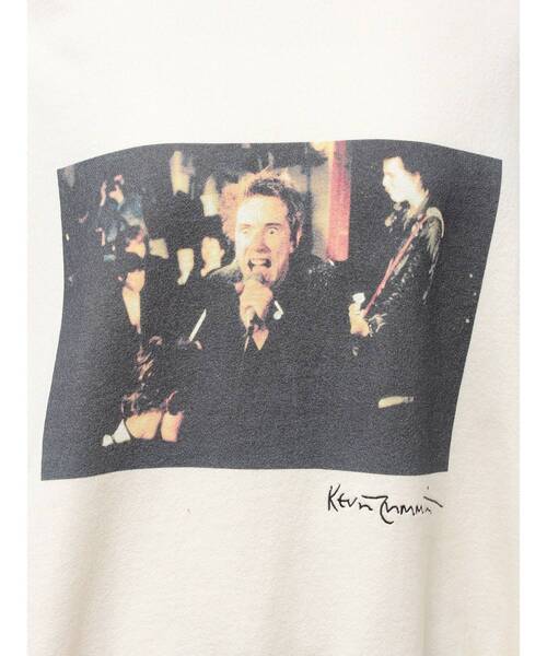 jouetie（ジュエティ）の「【KevinCummins×jouetie】フォトダメージプルオーバー スウェット トレーナー（スウェット・レディース・アイボリー/ブラック/ブルー・MEDIUM）」の12枚目の写真