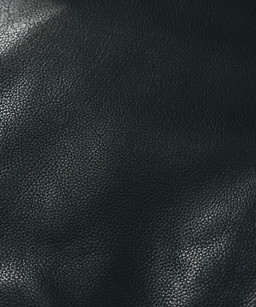 FREAK'S STORE（フリークスストア）の「FREAK’S STORE/フリークスストア Calf Leather  ミニマル シングル ライダースジャケット/カーフレザー（ライダースジャケット・メンズ・ブラック・LARGE/MEDIUM/SMALL）」の8枚目の写真