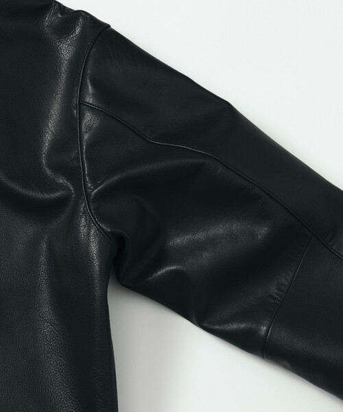 ✨美品✨ FREAK'S STORE シングルライダースジャケット XL 大きめ FREAK'S STORE｜Calf Leather ミニマル シングル ライダース