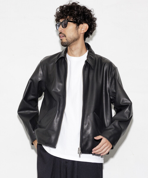 フリークスストア　黒　レザージャケット シングル　状態良好 FREAK'S STORE（フリークスストア）の「FREAK'S STORE