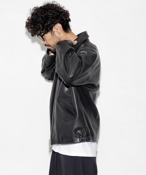 フリークストア FREAK'S STORE レザー シングルライダース XL FREAK'S STORE 革ジャン ライダース FREAK'S STORE/フリークス