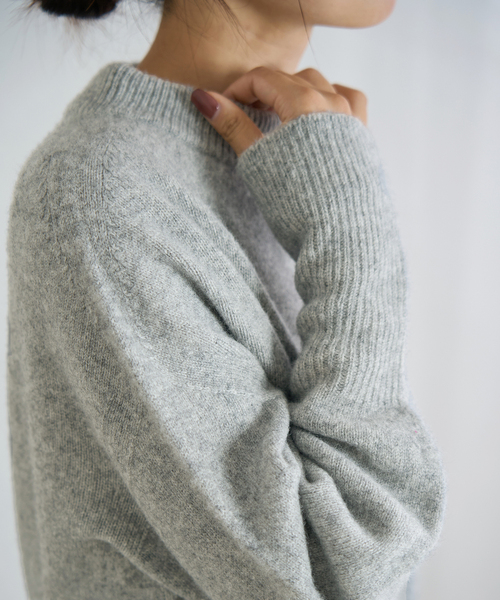 セール】《WEB限定/追加》ウールカシミヤ チュニックワンピース