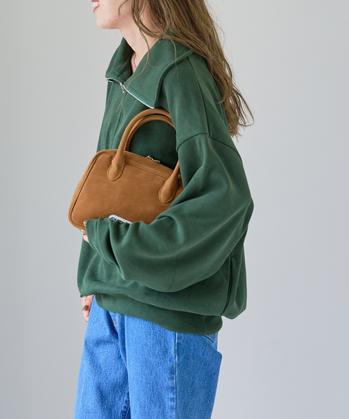 OUTDOOR PRODUCTS(アウトドアプロダクツ)の「アゼニットライクハーフZIPプルオーバー(Tシャツ/カットソー・レディース・ブラック/ダークグリーン・FREE)」の15枚目の写真