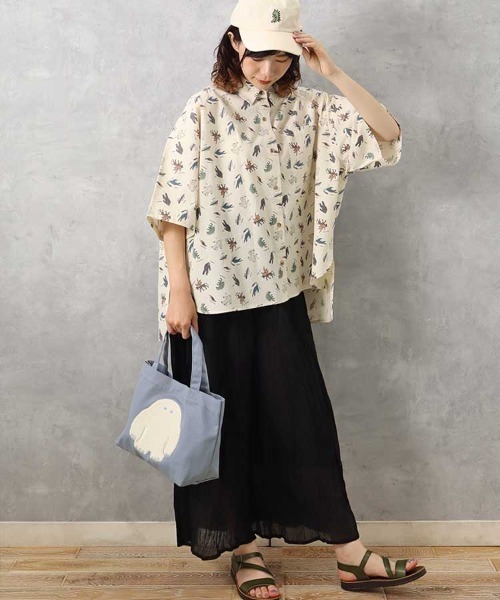 Bleu Bleuet(ブルーブルーエ)の「ミステリーキャンバストートバッグ(トートバッグ・レディース・アイボリー/ブルー/グレー・FREE)」の17枚目の写真