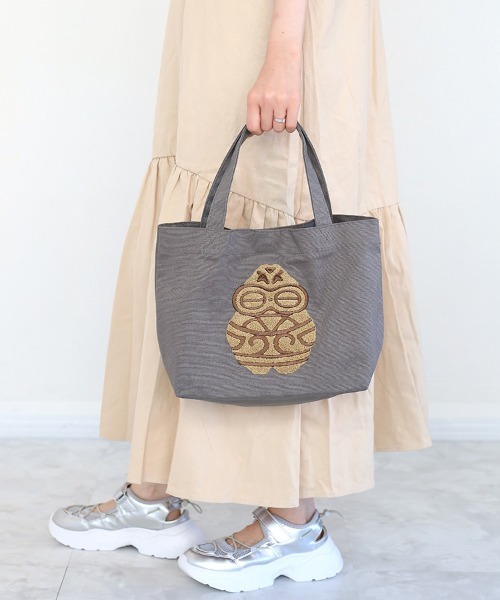 Bleu Bleuet(ブルーブルーエ)の「ミステリーキャンバストートバッグ(トートバッグ・レディース・アイボリー/ブルー/グレー・FREE)」の10枚目の写真