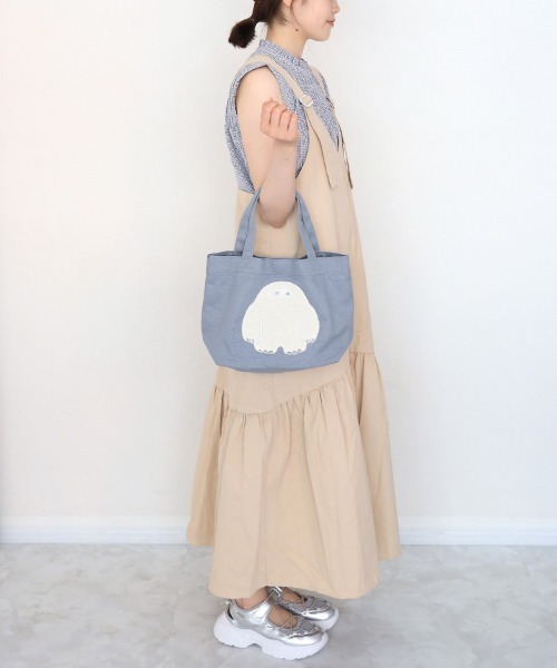 Bleu Bleuet(ブルーブルーエ)の「ミステリーキャンバストートバッグ(トートバッグ・レディース・アイボリー/ブルー/グレー・FREE)」の19枚目の写真