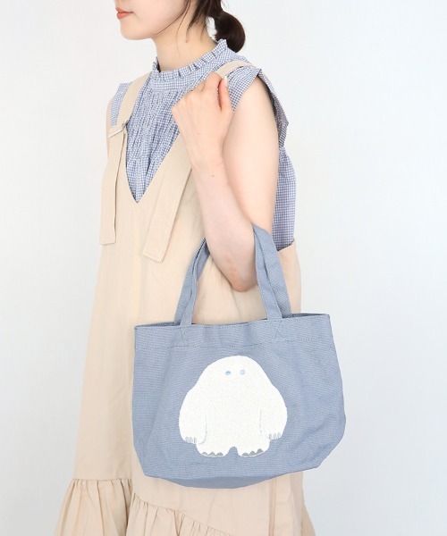 Bleu Bleuet(ブルーブルーエ)の「ミステリーキャンバストートバッグ(トートバッグ・レディース・アイボリー/ブルー/グレー・FREE)」の20枚目の写真