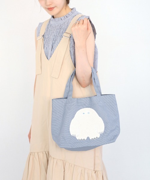 Bleu Bleuet(ブルーブルーエ)の「ミステリーキャンバストートバッグ(トートバッグ・レディース・アイボリー/ブルー/グレー・FREE)」の21枚目の写真