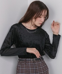 Bab | シアーベロアベーシックカットソー(Tシャツ/カットソー)