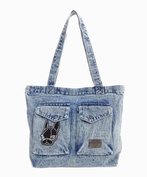 CRYSTAL BALL（クリスタルボール）の「2ポケットデニムトートバッグ（ショルダーバッグ）」